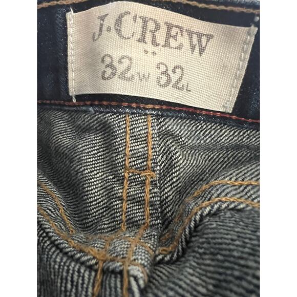 J Crew Factory Jeans 32 x 31 (32 on tag) Mens "Vintage Slim Straight" Dark Wash - Picture 6 of 6